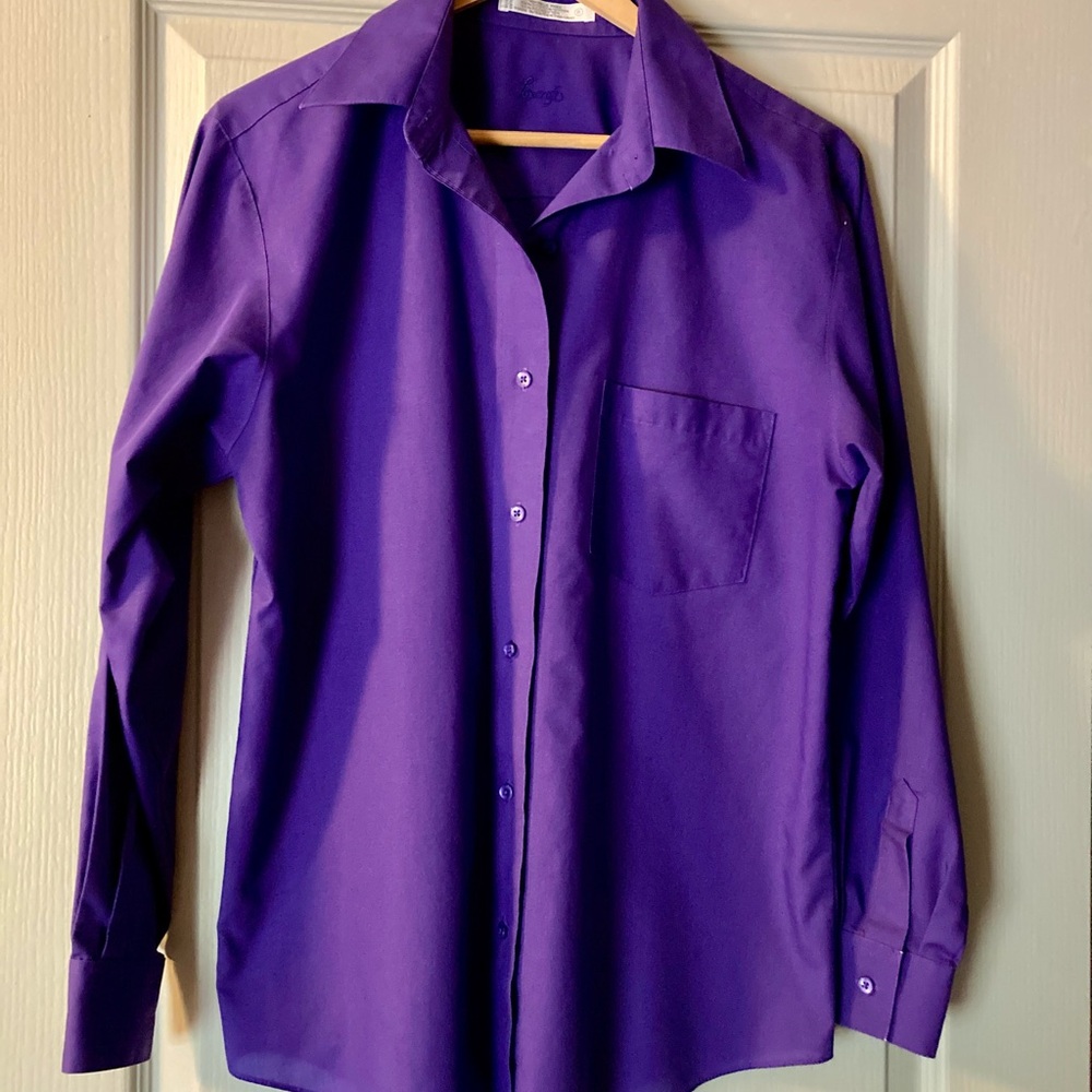 Foxcroft Women's Purple Dress Shirt